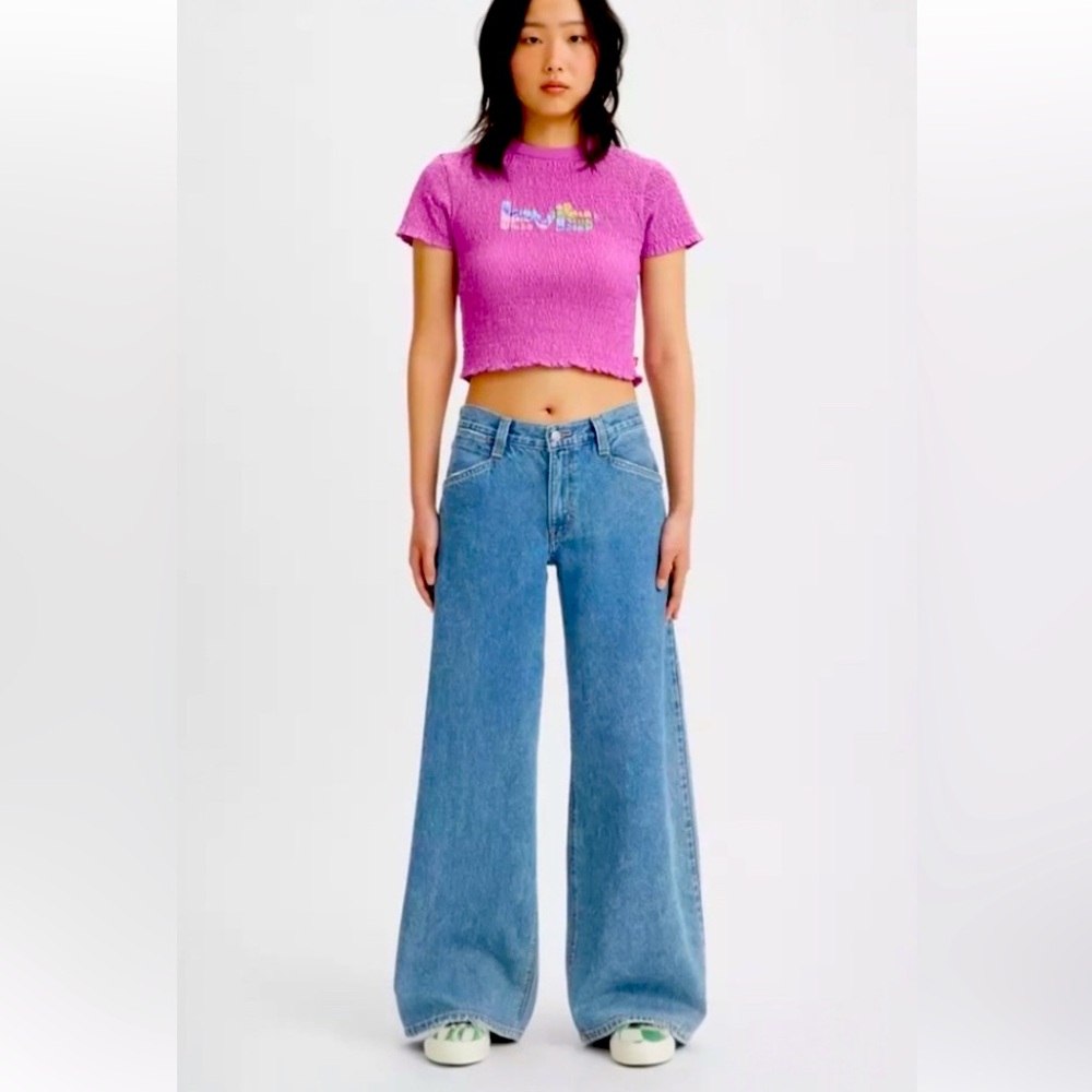 94’ Levi baggy wide leg jeans size 23